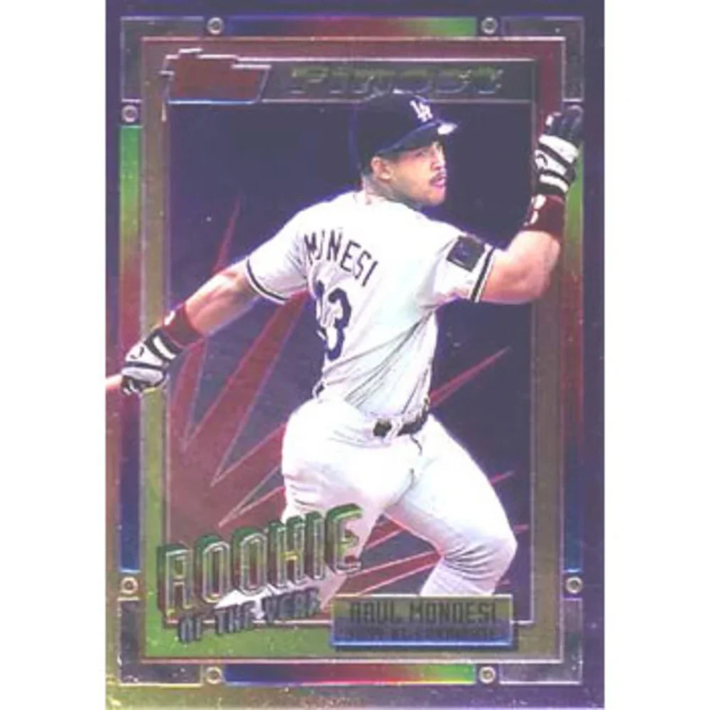 1994 Topps Finest Inserts Raul Mondesi # 4 Los Angeles Dodgers
